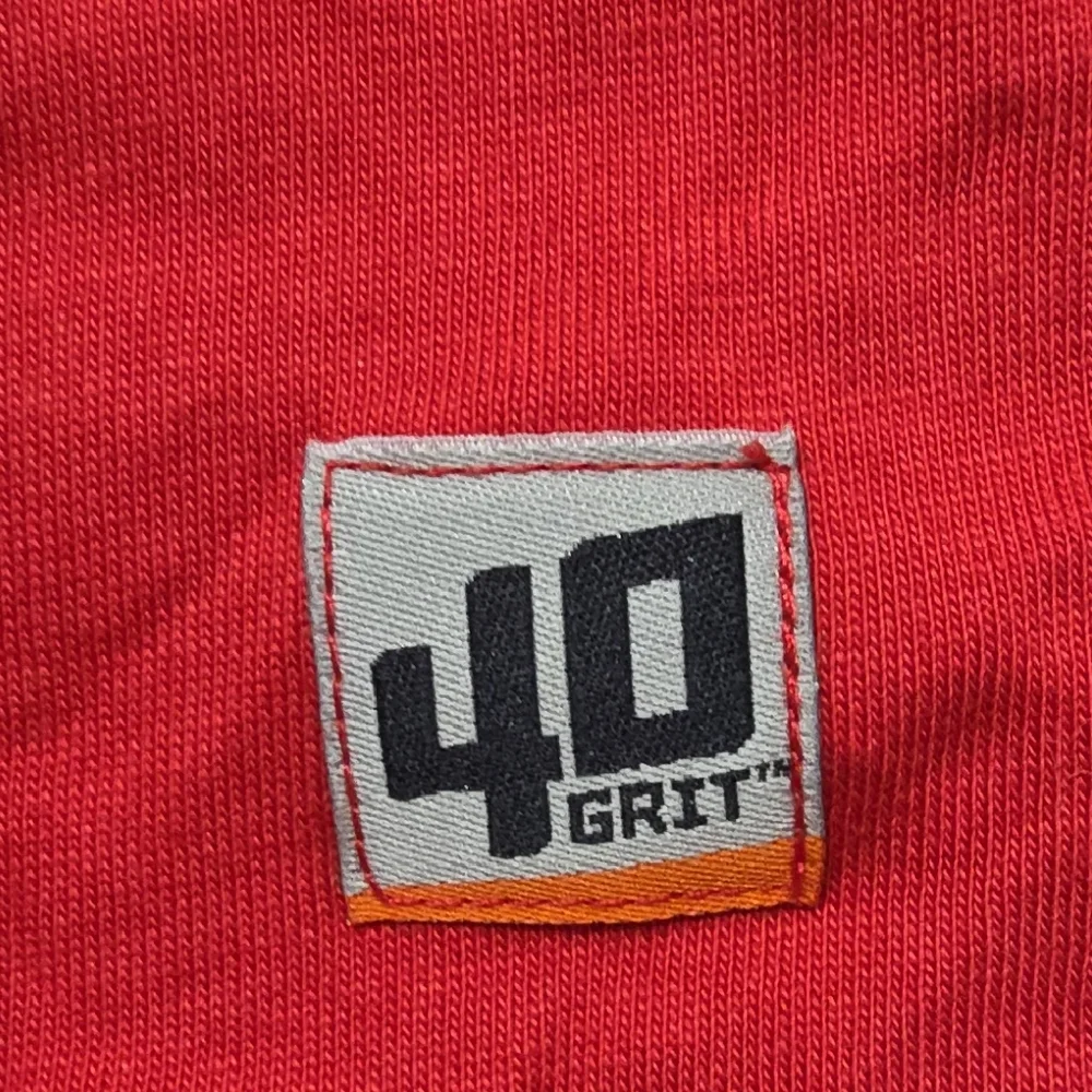 40 Grit Red Men's Short Sleeve Tee